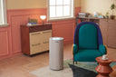 Airmega 450 beige in a colorful living room