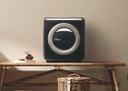 Airmega mighty black against beige wall