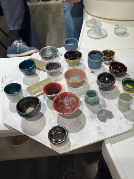 Michelle Wen’s ceramics studio.