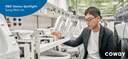 Engineer Sung Worl Jin next to bidetmega products