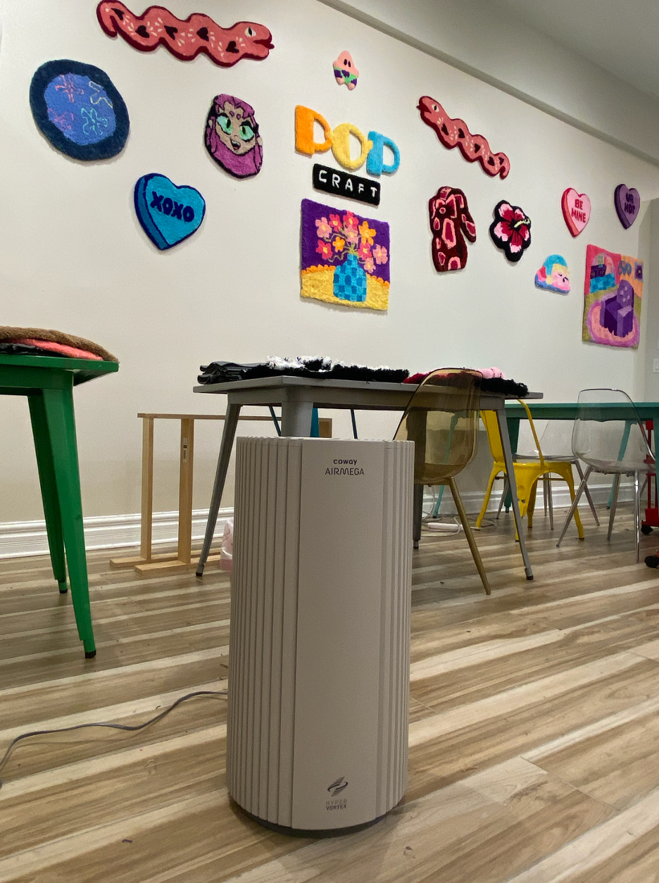 The Airmega in Popcraft Studio.
